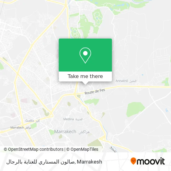 صالون المستاري للعناية بالرجال map