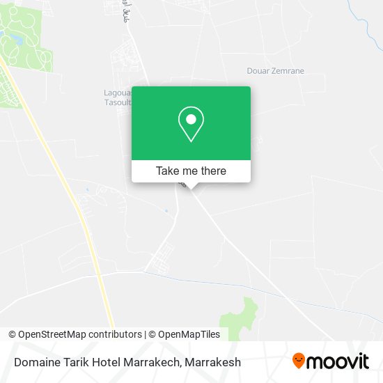Domaine Tarik Hotel Marrakech plan