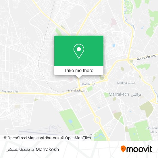 د. ياسمينة كسيكس map