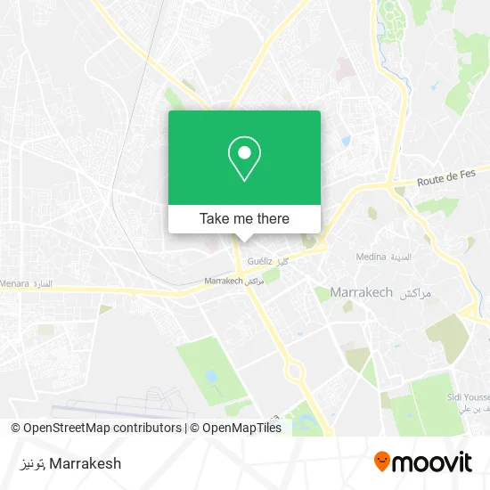 تونيز map
