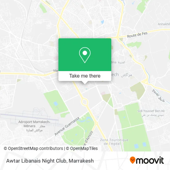 Awtar Libanais Night Club map