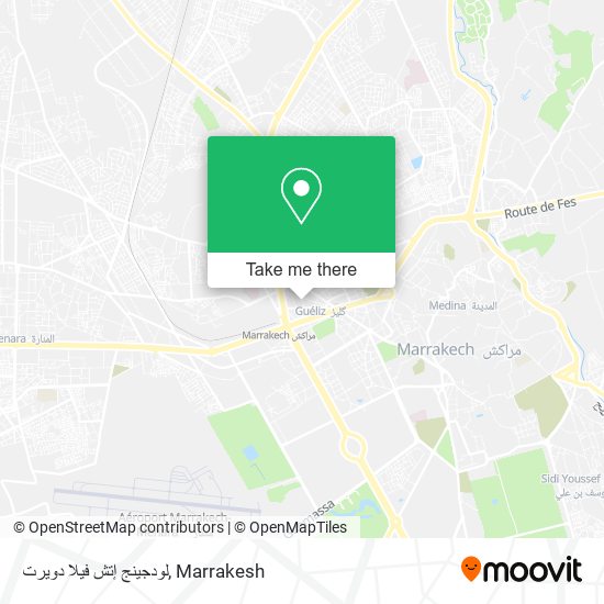 لودجينج إتش فيلا دويرت map