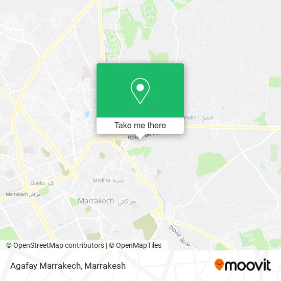 Agafay Marrakech plan