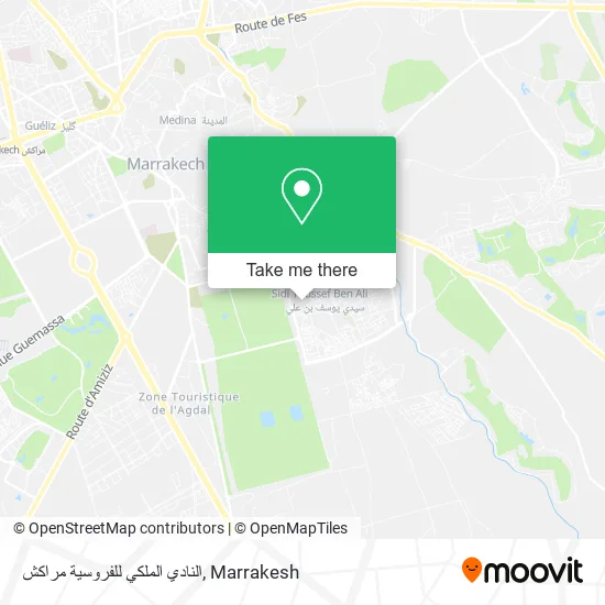 النادي الملكي للفروسية مراكش plan