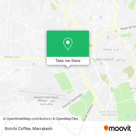 Botchi Coffee map