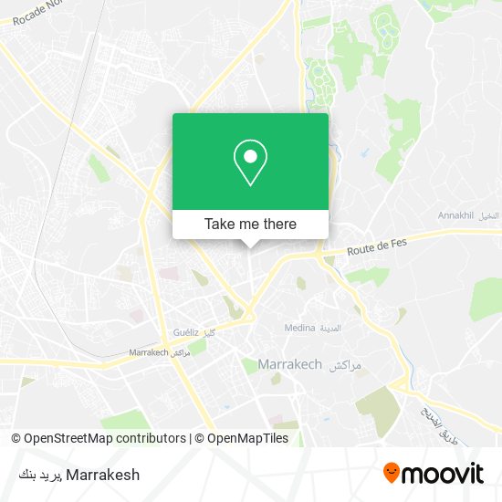 بريد بنك map