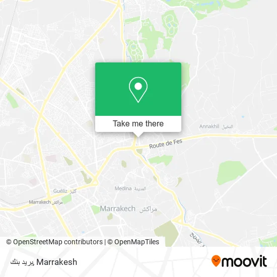 بريد بنك map