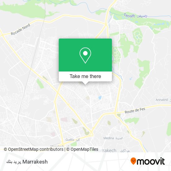 بريد بنك map