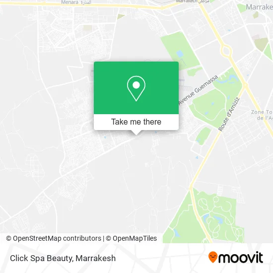 Click Spa Beauty map