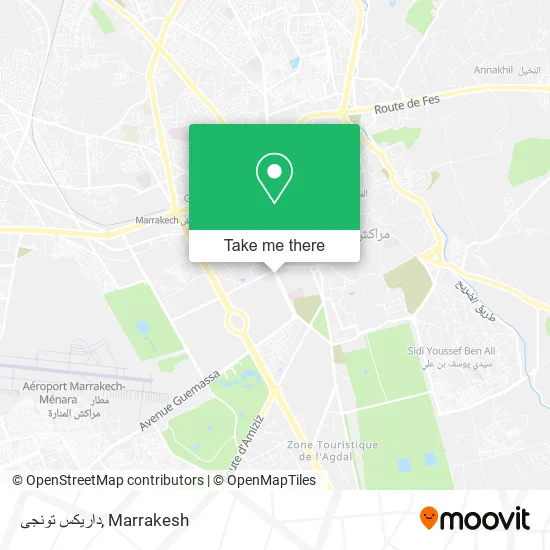 داريكس تونجى map