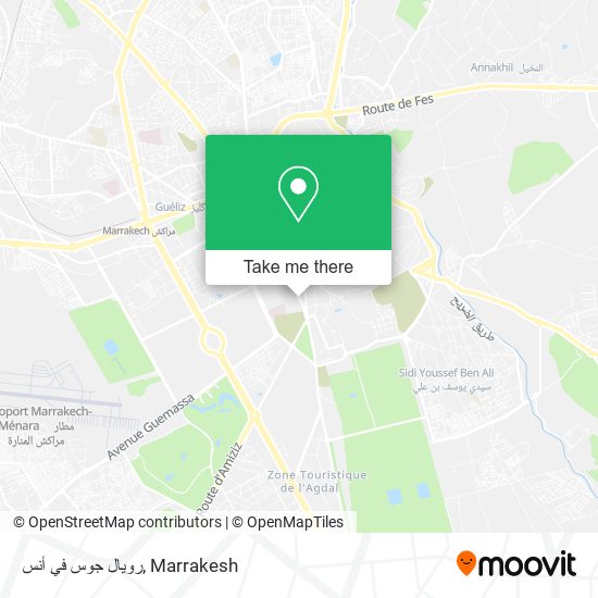 رويال جوس في أنس map