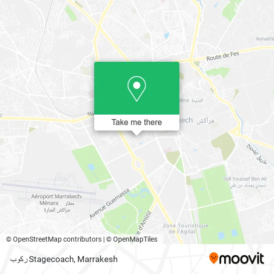 ركوب Stagecoach map