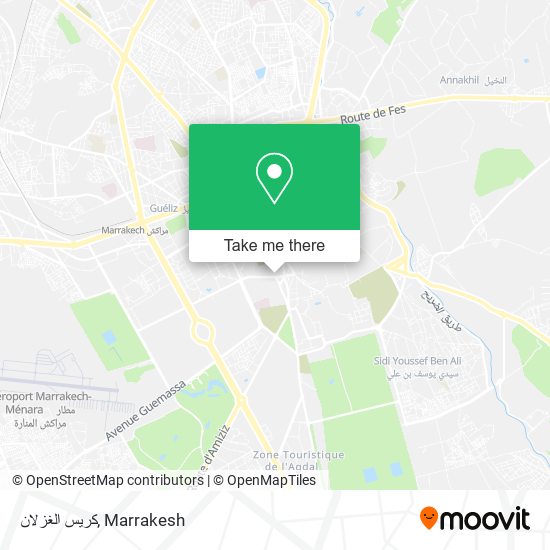 كريس الغزلان map