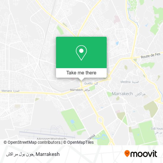 جون بول مراكش map