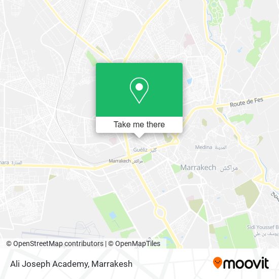 Ali Joseph Academy map