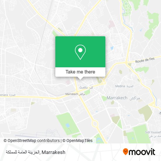 الخزينة العامة للمملكة map