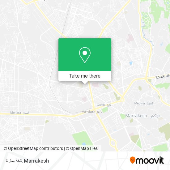 شقة سارة map