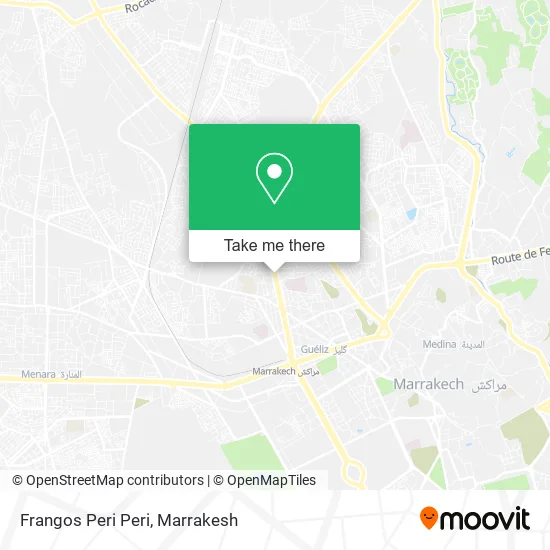 Frangos Peri Peri map