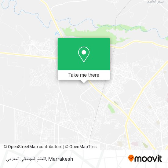النظام السينمائي المغربي map