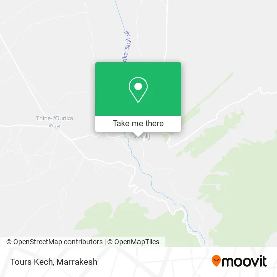 Tours Kech map