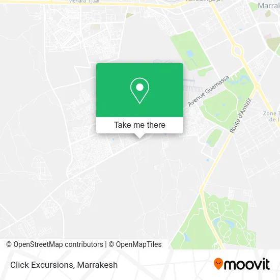 Click Excursions map
