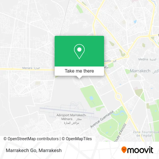 Marrakech Go map