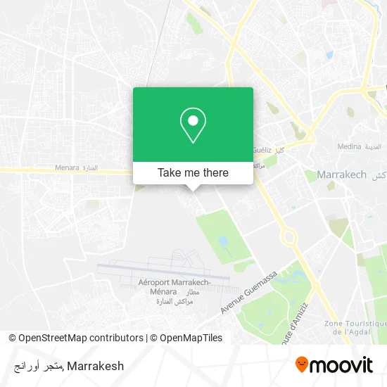 متجر أورانج map