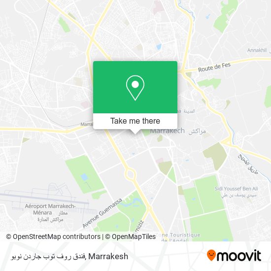 فندق روف توب جاردن نوبو map