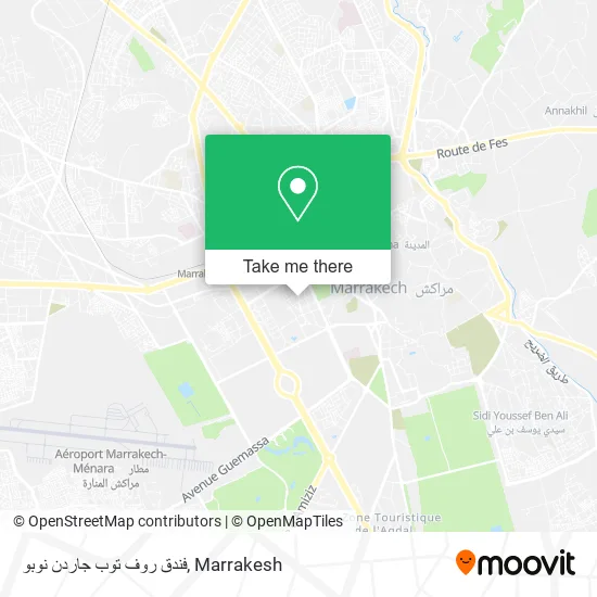 فندق روف توب جاردن نوبو map