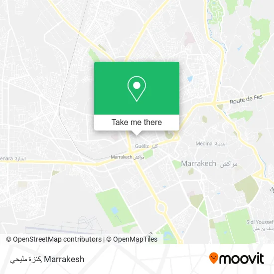 كنزة مليحي map