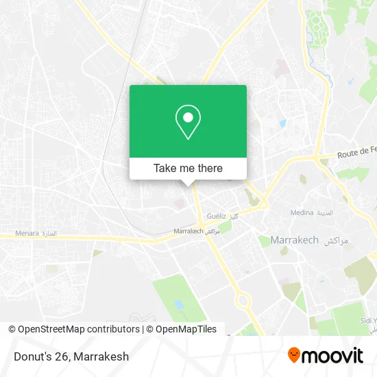 Donut's 26 map