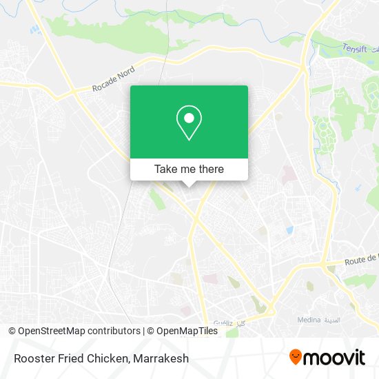 Rooster Fried Chicken map