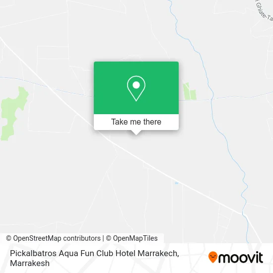 Pickalbatros Aqua Fun Club Hotel Marrakech map