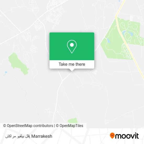 فلل بيلفيو مراكش map
