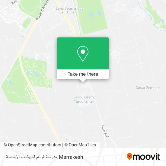 مدرسة الوئام لحبيشات الابتدائية map