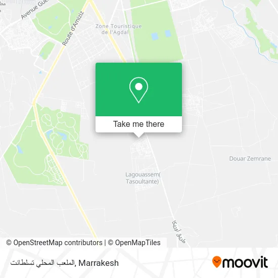 الملعب المحلي تسلطانت map