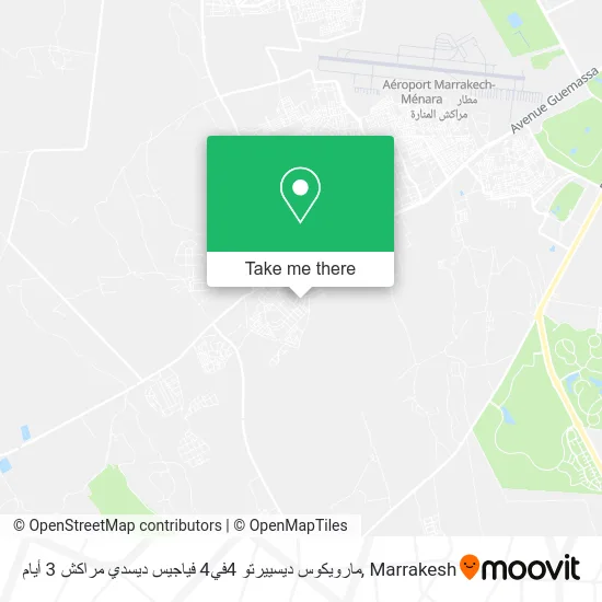 مارويكوس ديسييرتو 4في4 فياجيس ديسدي مراكش 3 أيام plan