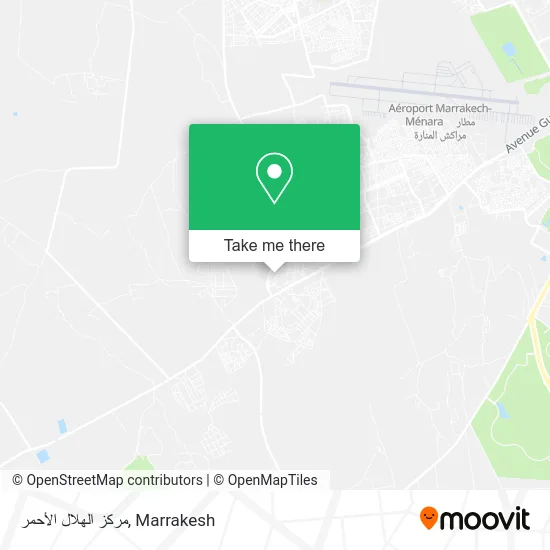 مركز الهلال الأحمر map