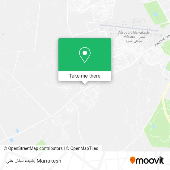 طبيب أسنان علي map