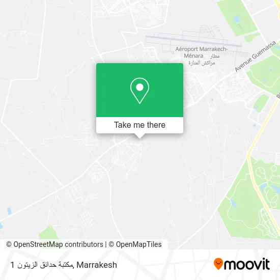 مكتبة حدائق الزيتون 1 map