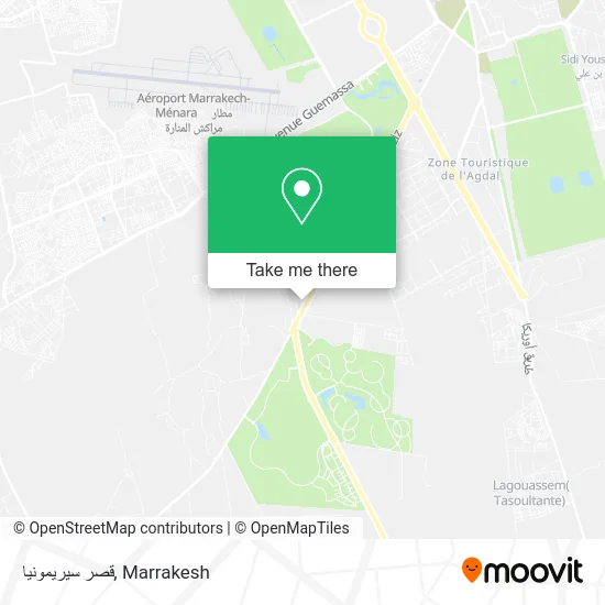 قصر سيريمونيا map