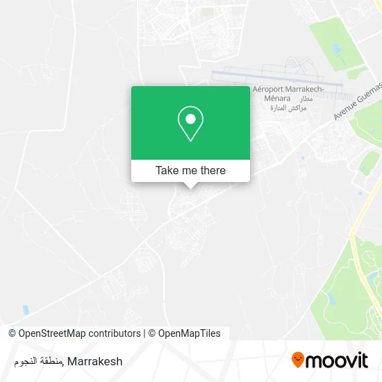 منطقة النجوم map