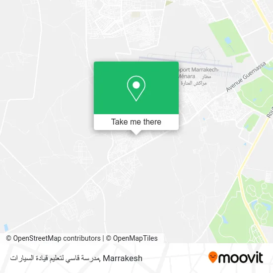 مدرسة قاسي لتعليم قيادة السيارات plan