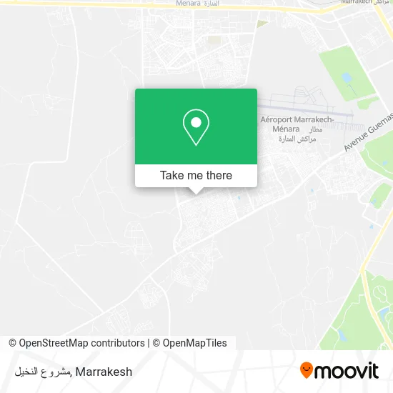مشروع النخيل map