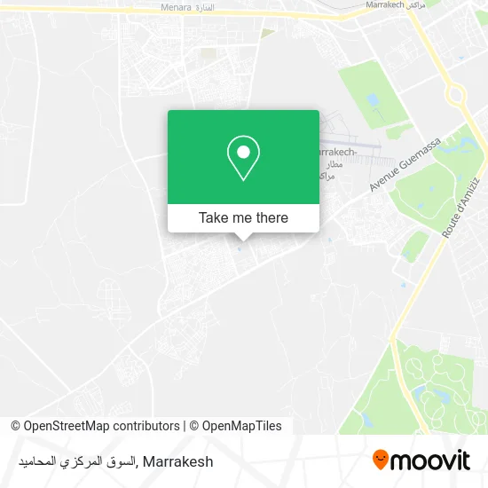 السوق المركزي المحاميد plan