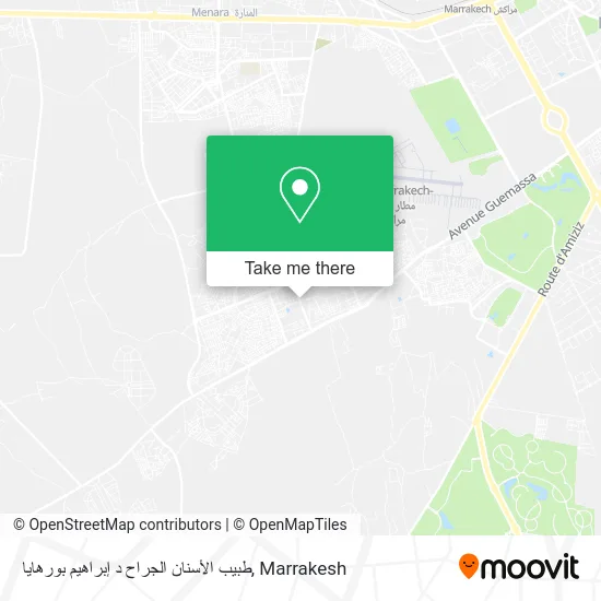طبيب الأسنان الجراح د إبراهيم بورهايا map