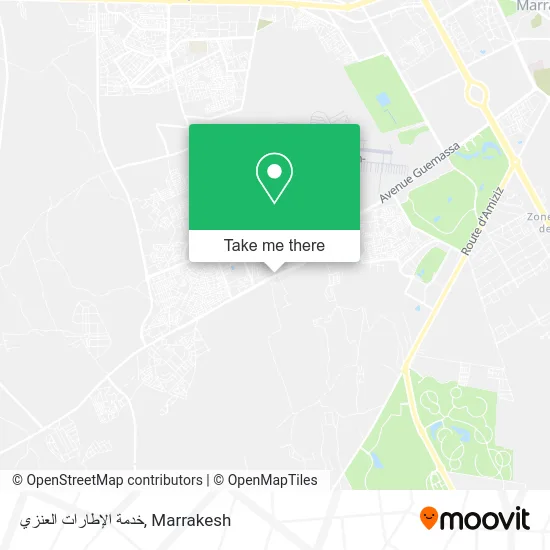 خدمة الإطارات العنزي plan
