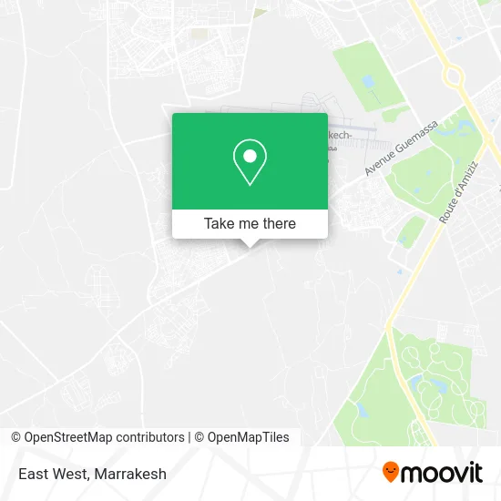 East West map