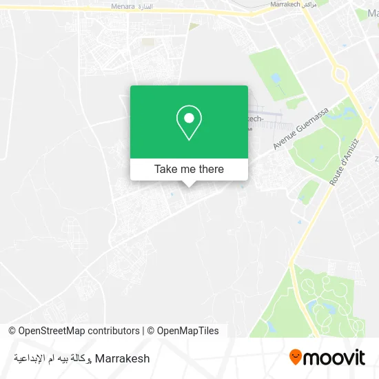 وكالة بيه ام الإبداعية map