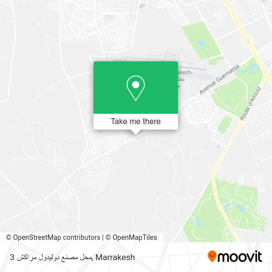 محل مصنع دوليدول مراكش 3 map